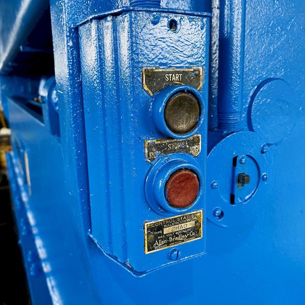 8' X 1/4" STEELWELD MODEL 4B-B MECHANICAL SHEAR: STOCK #14673
