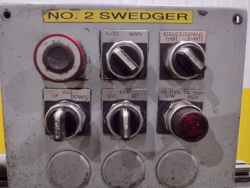 3" (50 TON) ARISTO MODEL #A-680-HD  TUBE EXPANDER & REDUCER END FORMING MACHINE: STOCK #19000