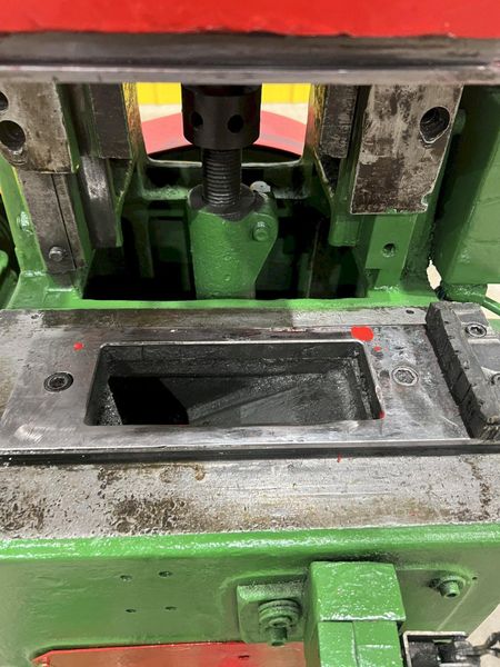 25 TON YODER MODEL #P-25 MECHANICAL CUTOFF PRESS, 2.25" STROKE : STOCK #20524