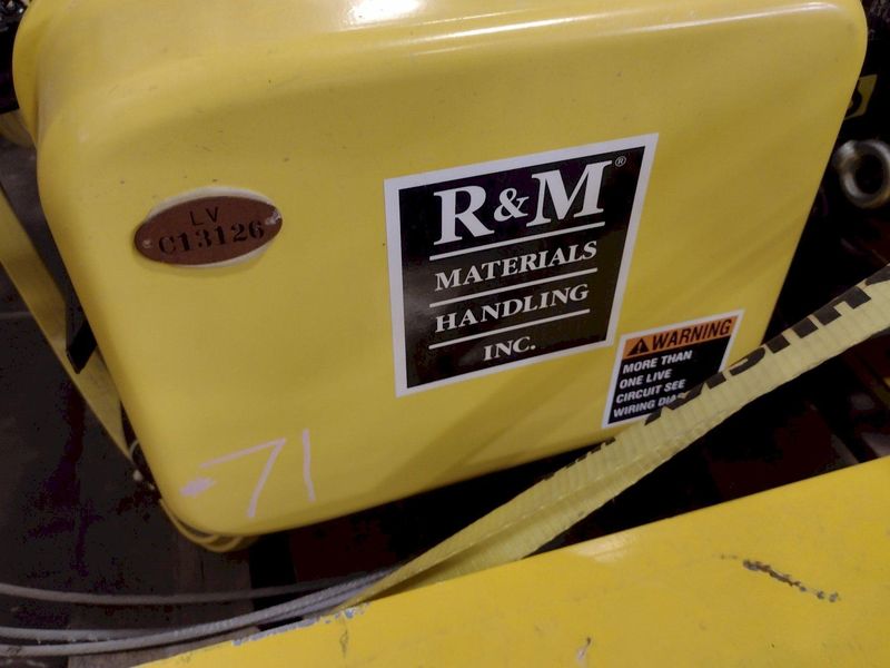 2 TON X 13' CONTRX CRANES / R&M HOIST UNDERSLUNG BRIDGE CRANE: STOCK #16541