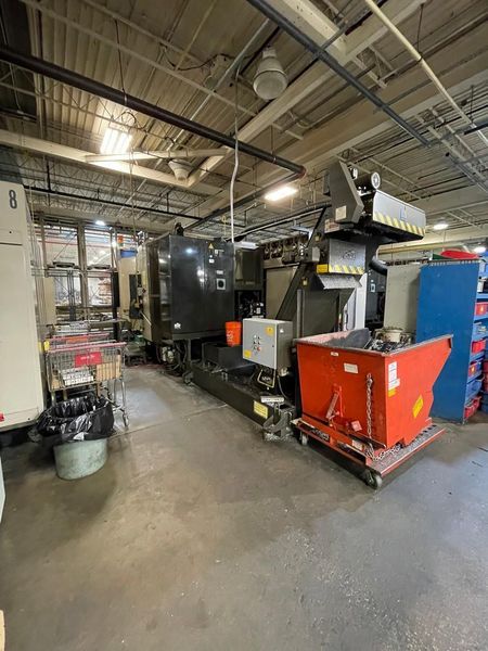 Hitachi Seiki HS630 4-Machine FMS Horizontal Machining Cell