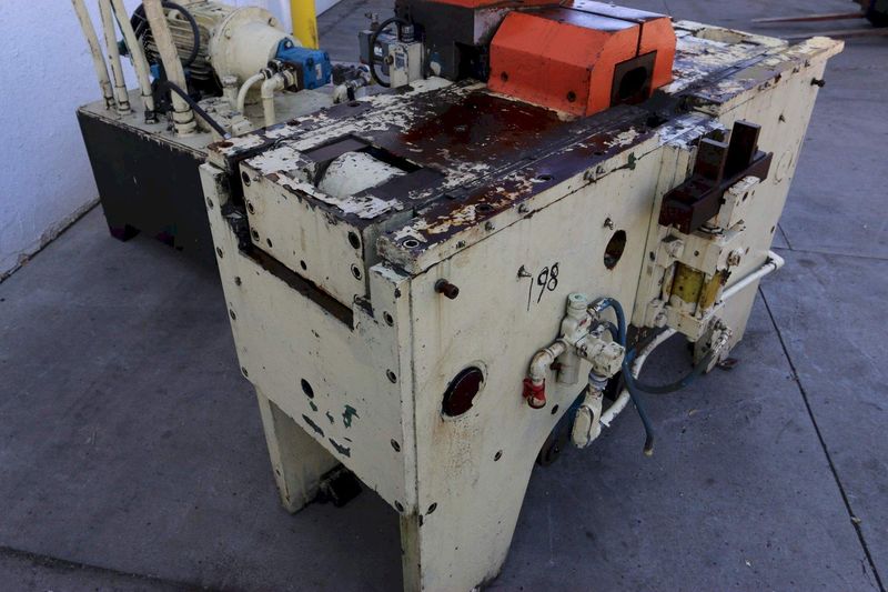 ALSTROM SINGLE RAM SQUEEZE SWAGING HYDRAULIC PRESS: STOCK #67964