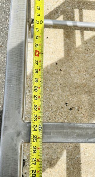 8’ x 30” Stainless Steel  |  Freezer / Refrigerator Riser