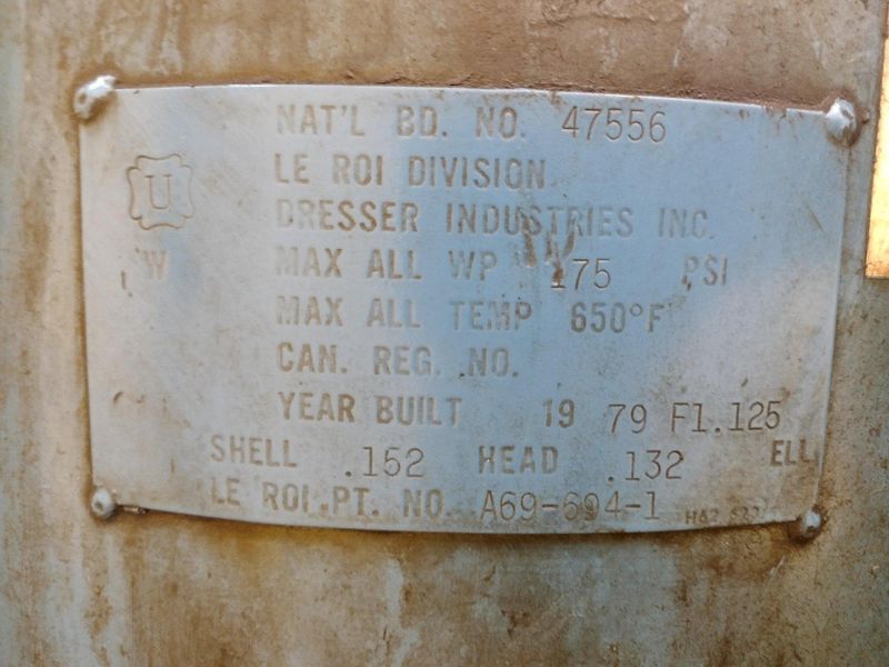 LEROI MODEL #B50SS AIRMATIC AIR COMPRESSOR: STOCK #19590