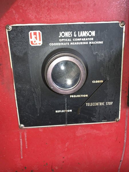 14" JONES & LAMSON OPTICAL COMPARATOR: STOCK #11981
