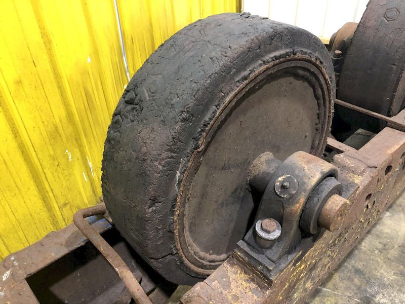 60 TON WELDWIRE MODEL #WER-60  POWERED TANK TURNING ROLLS WITH IDLER: STOCK #16905