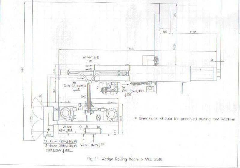 13-1/2" AMT CROSS-WEDGE FORGE ROLL MACHINE: STOCK 12192
