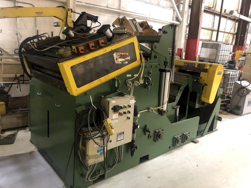 20,000 lbs Mecon Cradle Straightener Servo Feed Line