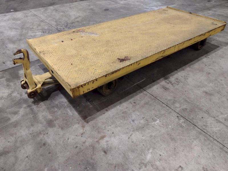 10,000 LBS X 4' X 9' HEAVY DUTY MOBILE TRANSFER / MOVING CART: STOCK #23520