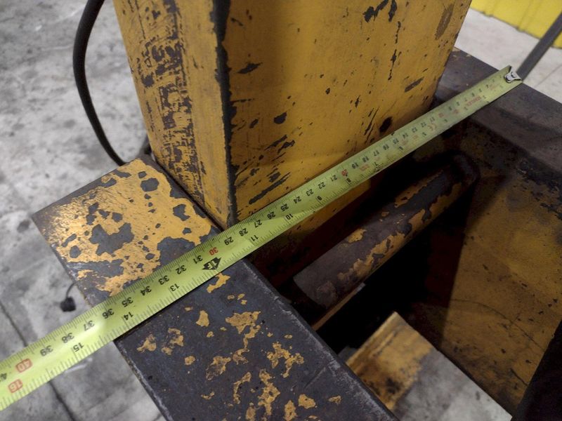 50 TON ENERPAC HYDRAULIC H-FRAME PRESS: STOCK #22364