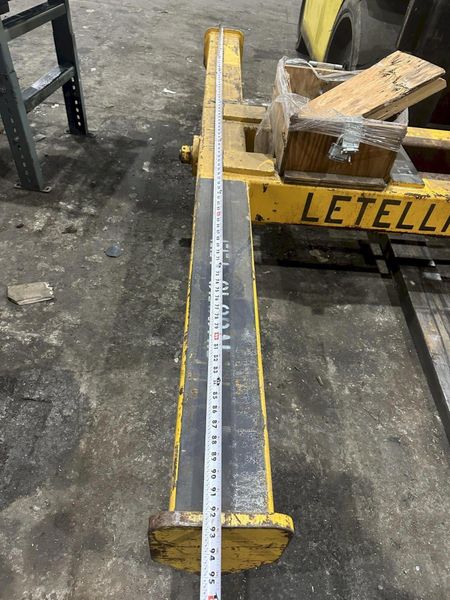 8,000 LBS X 10' X 8' LETELLIER 4-ARM SPREADER BAR LIFT BEAM WITH CENTERING ADJUSTMENT: STOCK #21