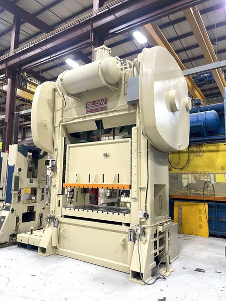400 ton Blow SC2-400-84-48 Used Straight Side Mechanical Metal Stamping Press For Sale, Year 198