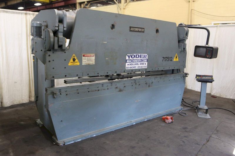 175 TON X 12' ACCURPRESS HYDRAULIC PRESS BRAKE: STOCK #70435