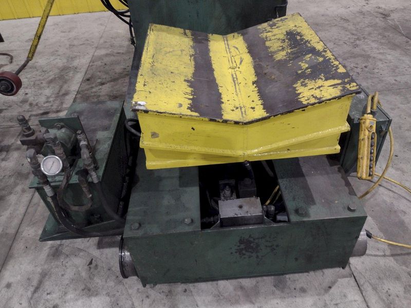 6,000 LBS AMERICAN MODEL #1000 MOTORIZED COIL REEL UNCOILER & COIL CAR: STOCK #21322