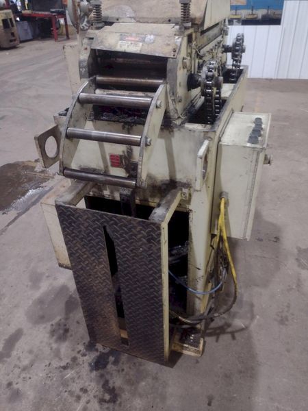 8.25" X .010" PERFECTO MODEL #S170817 17 ROLL POWERED PRECISION COIL STRIP STRAIGHTENER: STOCK #