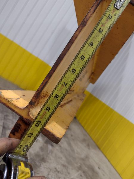 9,000 LBS X 8' LETELLIER CRANE SPREADER BAR LIFTING BEAM: STOCK #22641