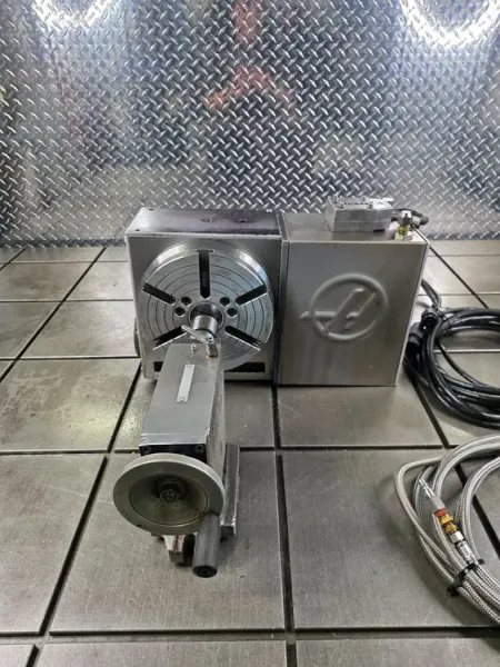 HAAS HRT-210 8.3” CNC Rotary Table 4th Axis Type & 6" Tailstock USA #8129