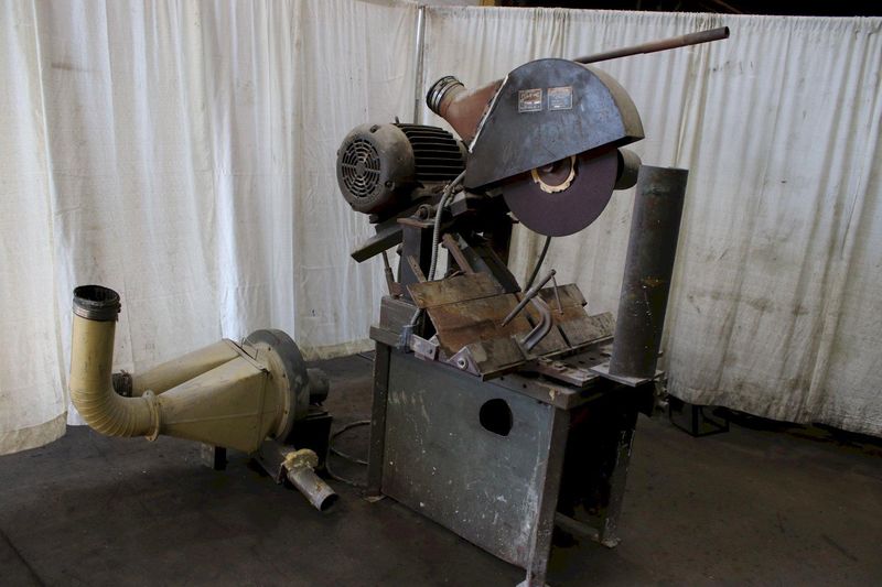 26" WALLACE SPEEDY CUT ABRASIVE CUT OFF SAW: STOCK #75923