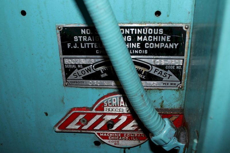 8" X 031" LITTELL MODEL #308 STRAIGHTENER: STOCK #75361