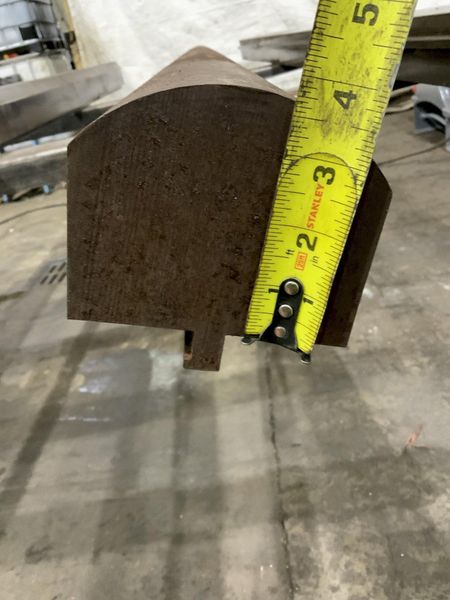 8' X 4" RADIUS PRESS BRAKE DIE: STOCK # 73079