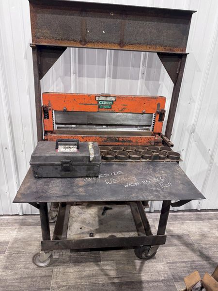 120 TON PIRANHA P120 HYDRAULIC IRONWORKER: STOCK #80681