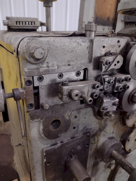.072" X 1" COIL TORRINGTON MODEL #W-21 SPRING COILER / COIL MACHINE: STOCK #18722
