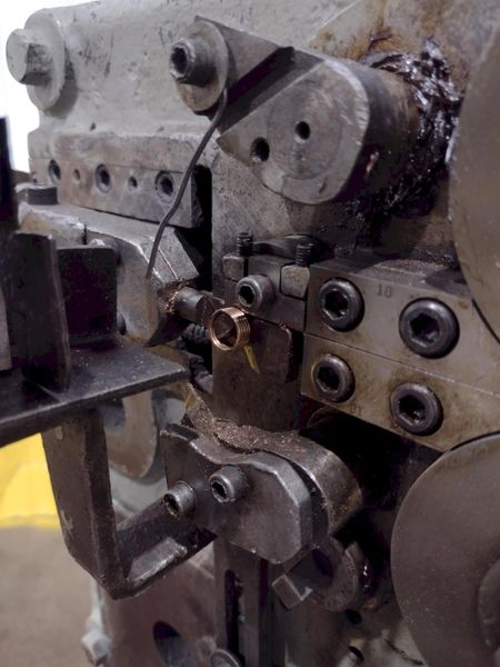 .072" X 1" COIL TORRINGTON MODEL #W-21 SPRING COILER / COIL MACHINE: STOCK #18724
