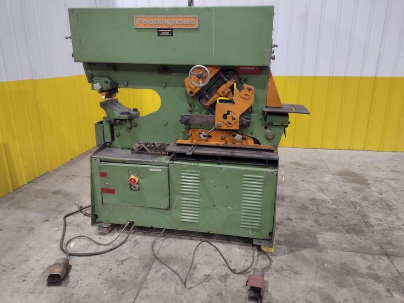 66 TON PEDDINGHAUS MODEL #66/110 PEDDIMASTER HYDRAULIC IRONWORKER: STOCK #22239