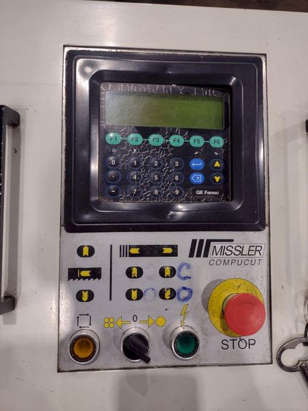 13.4" X 13.4" MISSLER MODEL #DEB-340-CE AUTOMATIC HORIZONTAL BANDSAW, NEW 2000: STOCK #19627