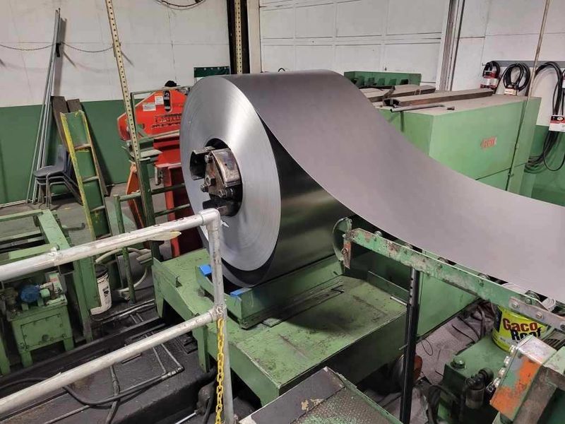 48" X 20,000 LBS RBI AUTOMATIC FEED DAHLSTROM CTL CUT TO LENGTH LINE ENTRY: STOCK #19768