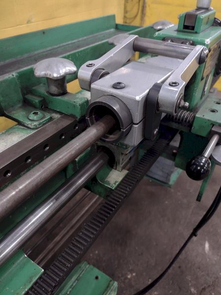 4-1/8" X 48" CARSON MODEL CHP-1H TUBE END PUNCH FORMING MACHINE: STOCK 17891
