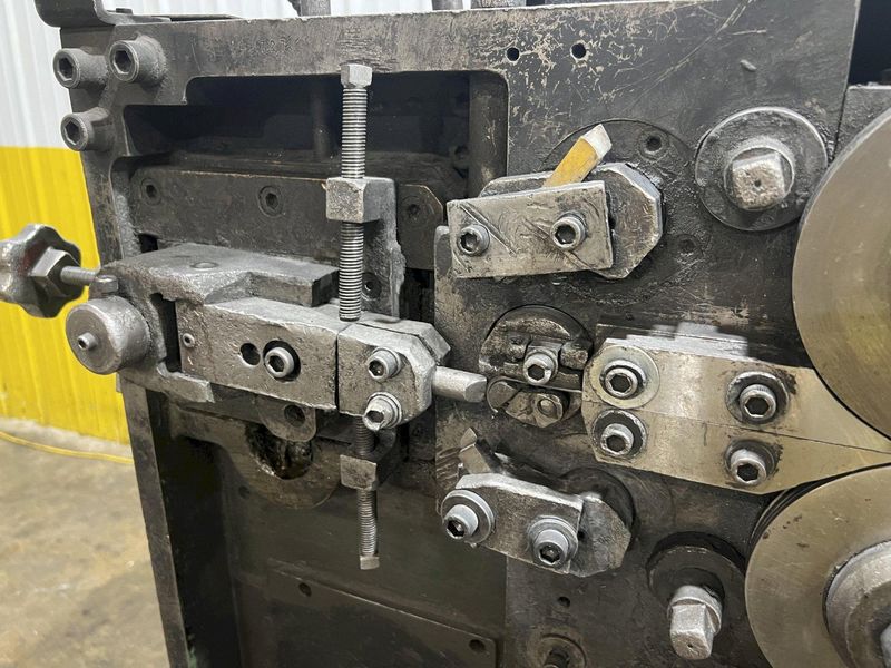.148" X 2.75" TORRINGTON MODEL #W12A WIRE SPRING COILER / COIL MAKING MACHINE: STOCK #18806