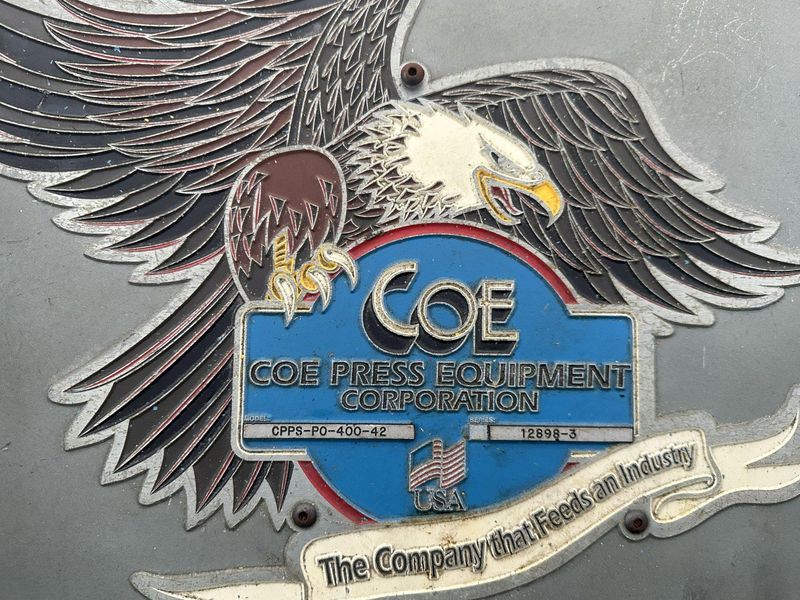 42" X .189" X 30,000 LBS COE COIL SERVO FEED LINE: STOCK #18587