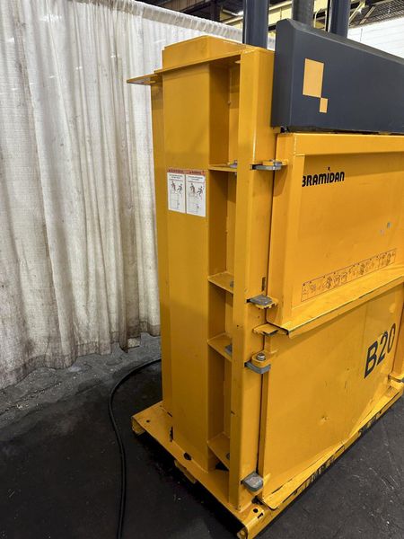 48" X 30" BRAMIDAN MODEL # B20 CARDBOARD BALER: STOCK #78021