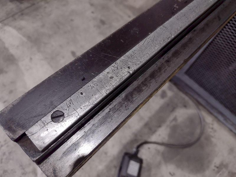 6' x 3/8" HTC MODEL #375-6S HYDRAULIC SHEAR: STOCK #21236