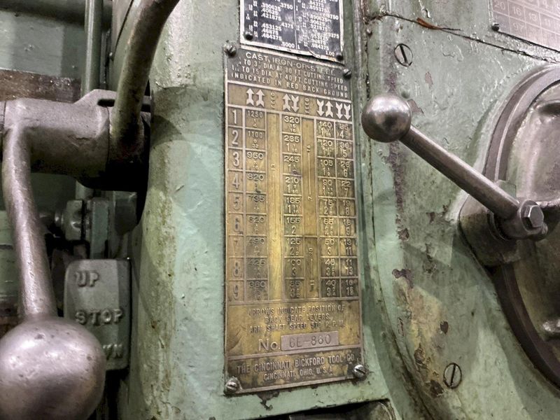 8' X 19" CINCINNATI BICKFORD MODEL #6E RADIAL DRILL: STOCK #18554