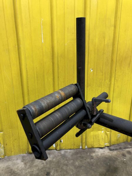3,500 LB X 40" DYNAMIC FEEDS MODEL #PH-1000 MOTORIZED PALLET TYPE HORIZONTAL COIL REEL DECOILER: