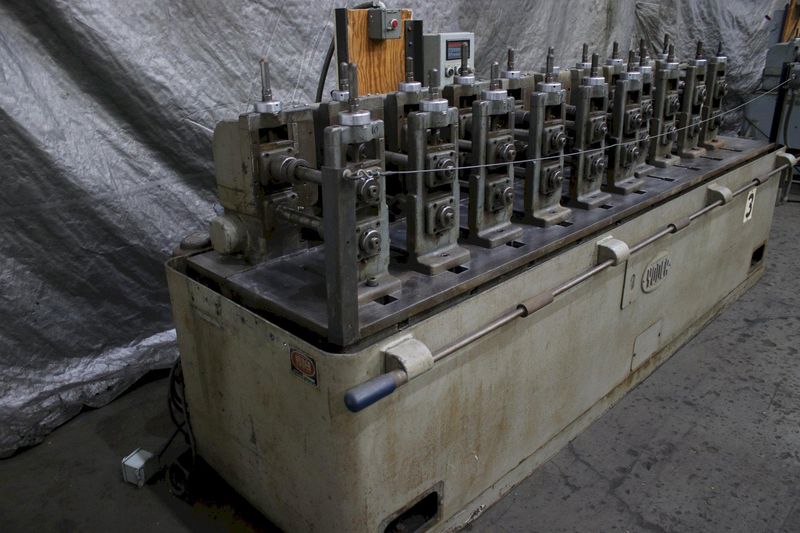 10 STAND M-1-1/2 YODER ROLLFORMER BASE: STOCK #74592