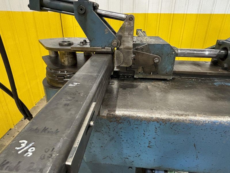 2" WALLACE MODEL #1002 PROGRAMMABLE HYDRAULIC PIPE & TUBE BENDER: STOCK #23183