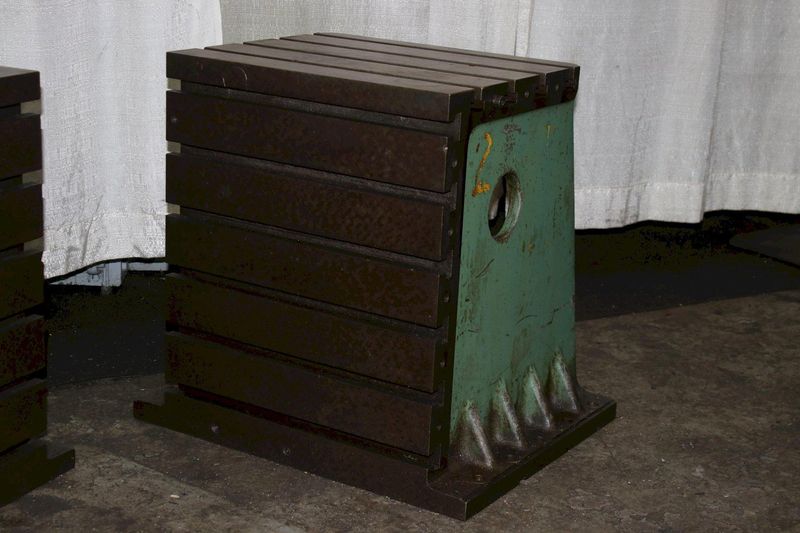 1 SET OF DEVLIEG 20-1/2" X 25" T SLOTTED ANGLE PLATES: STOCK #75545