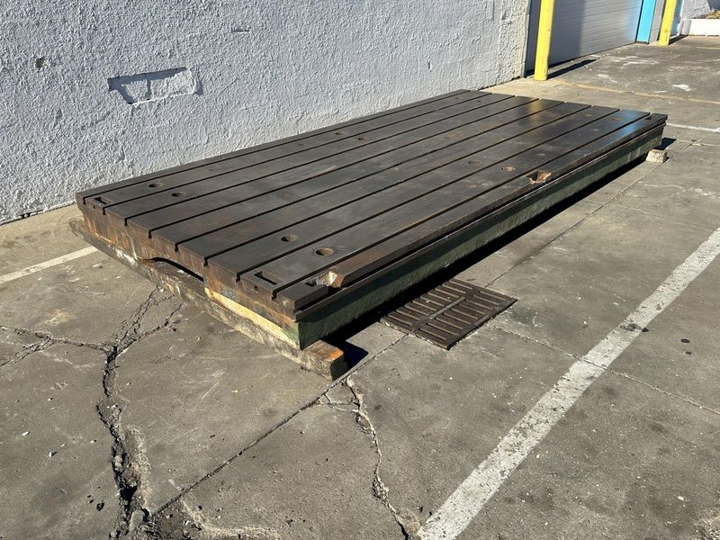 80" X 157" X 13" G & L T SLOTTED FLOOR PLATE:  STOCK #76803