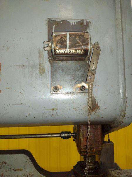 36 TON X 8' NIAGARA MODEL #1B36-6-8 MECHANICAL PUNCH PRESS: STOCK #23465