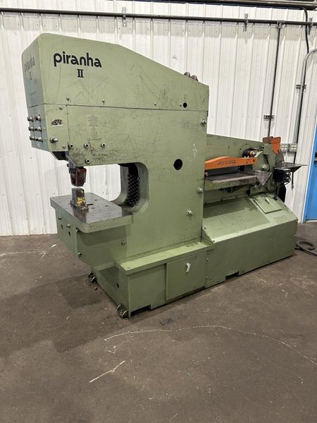 140 TON PIRANHA model P11-140 HYDRAULIC IRONWORKER : STOCK #77765