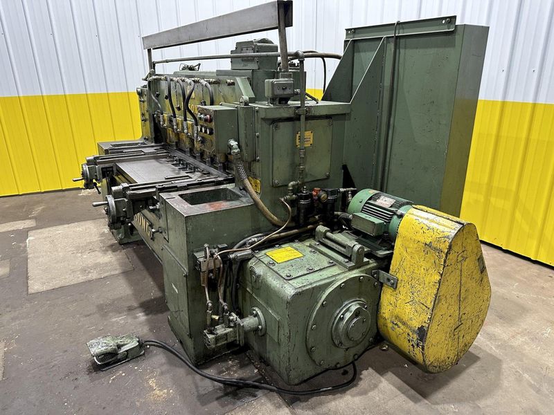 4' x 3/16" WYSONG MODEL #748 MECHANICAL POWER SHEAR: STOCK #19041