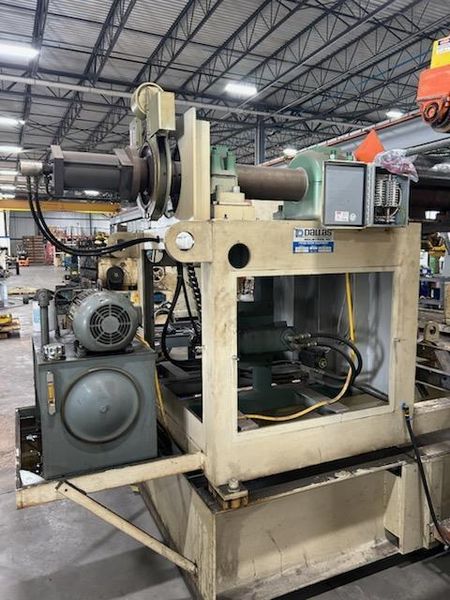 15,000 lbs. x 42" Dallas Coil Reel and Dallas Powered Straightener Available For Sale!