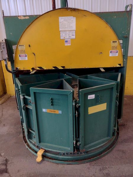 8 CHAMBER ENVIRO-PAK MODEL #R6X2 RECYCLING COMPACTOR: STOCK #16416