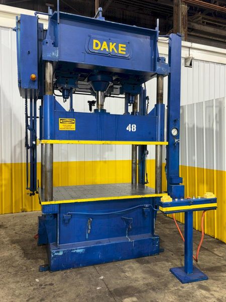 75 TON DAKE MODEL #18-558 HYDRAULIC 4-POST PRESS,  23" STROKE: YOBRO #24084
