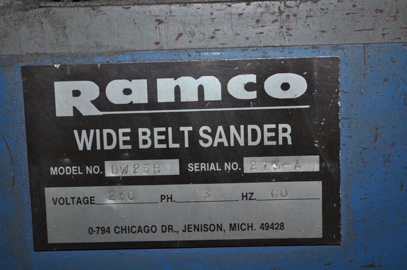 24" RAMCO BELT SANDER