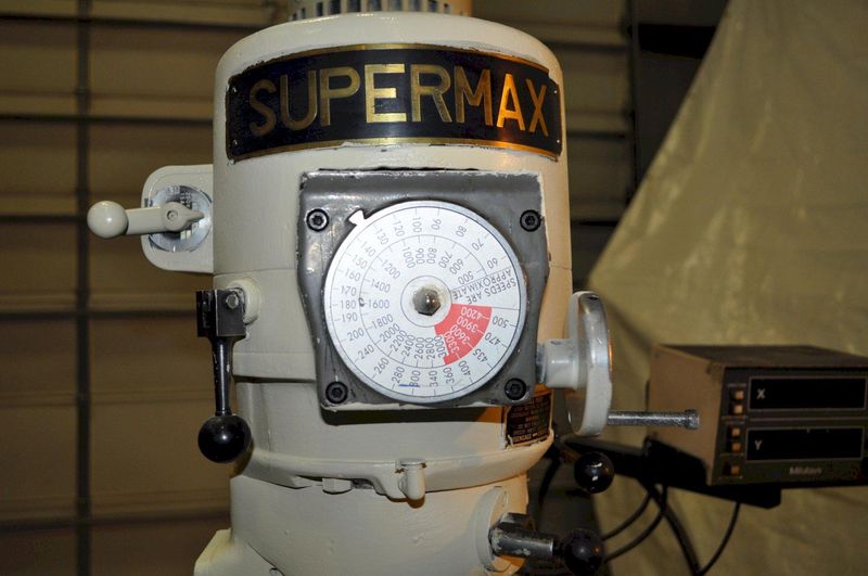 2 HP SUPERMAX VERTICAL MILL