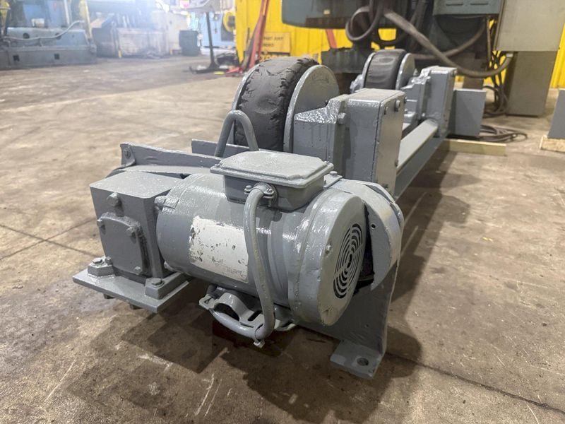 20,000 LB (10 TON) ARONSON MODEL #WRD10 POWERED TANK TURNING ROLLS, DRIVE & IDLER: YOBRO #25145
